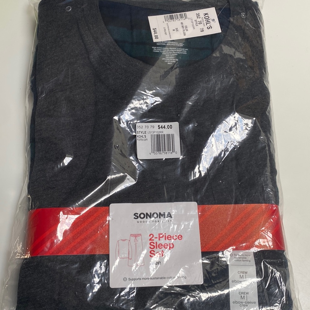 NWT Sonoma Mens sleep set